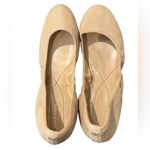 Cole Haan Tan Leather Ballet Flats 10.5 NWOT